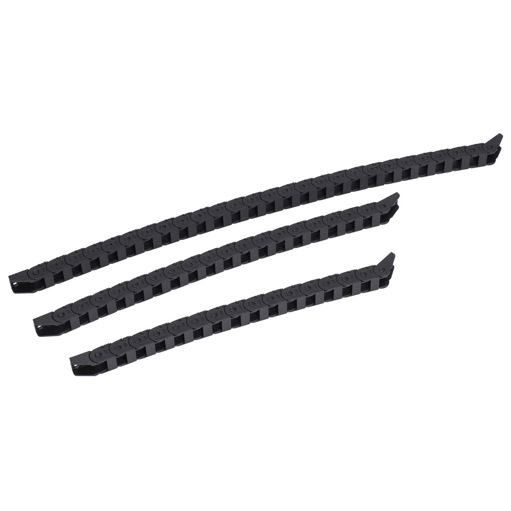 3Pcs 3D Printer Drag Chain Wire Carrier 3 Hole Open Type Nylon for VORON 2.4 Switchwire