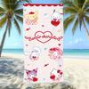 Cute Cartoon Printed Microfiber Beach Towel Quick Dry Bath Towel For Adults Kids Swimming
