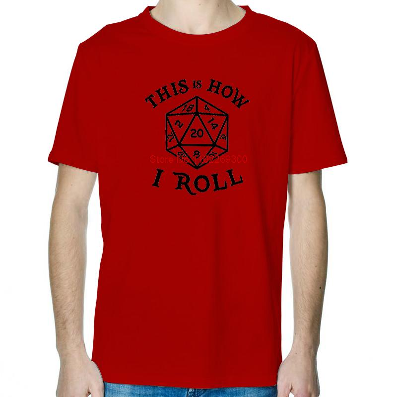 20 Sided Dice Cool Fashion Graphic T Shirts Tees Tops Summer ONeck New Shirts And TShirts Cotton Casual Unisex Print T Shirt
