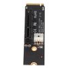 NGFF M.2 To PCIE X4 Riser Card NGFF M.2 To PCIE X4 Adapter Card with LED Indicators for Bitcoin Miner Mining