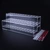 48 Holes Acrylic Pen Pencil Stand Holder Clear Stationery