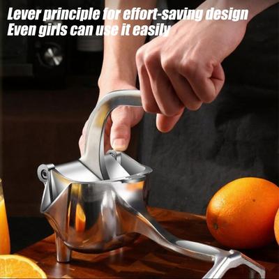 Manual Juicer Aluminum Alloy Citrus Press Easy Squeeze Juice Extraction Hand Press Juicer Kitchen Fruit Squeezer