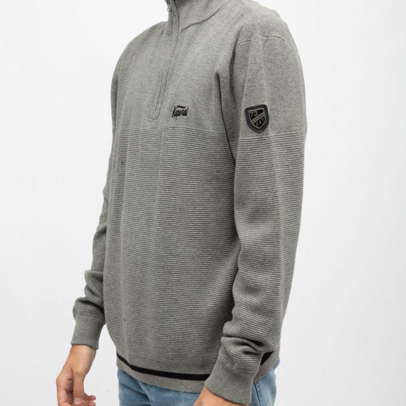 Pull demi zip edmond Homme KAPORAL