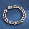 316L Stainless Steel Men's Charm Bracelet Retro Bracelet Man High Quality Cool Male Bikers Jewelry Accessories On Hand Curb Chain
