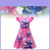 Stitch Mädchen Prinzessin Schlafanzugkleid Aus Baumwollmischgewebe Für Kinder