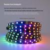 Programmable 5050 RGB Dreamcolor Light Strip, 12V Low Voltage, with Background Atmosphere and Breakpoint Resume