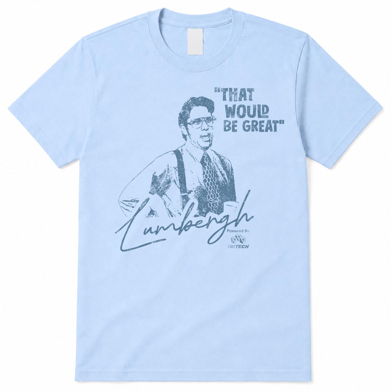 Bill Lumbergh Office Space That Would Be Great TPS Reports The Bobs Cubicle Case of the Mondays Tee T Shirt L