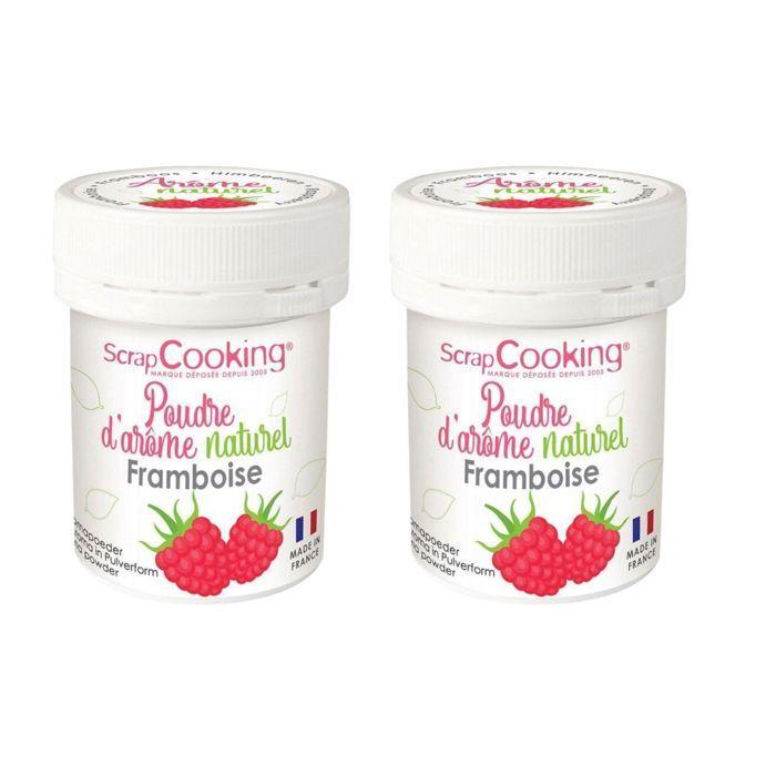 Arôme alimentaire naturel en poudre 30 g - framboise
