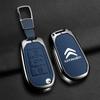 Шкіряний чохол-кришка для ключа-розкладачки з цинкового сплаву, захисний чохол для ключа для C1 C2 C4 C6 C3-XR Picasso Grand DS3 DS5 Аксесуари