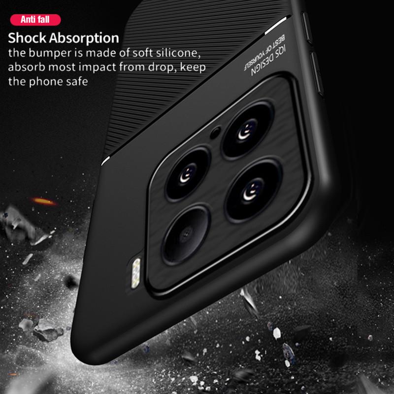 Rugged Protective Cover For Xiaomi 15T 15 Case For Xiaomi 14T Pro Mi 14 Built-in Car Magnetic Holder Phone Coque Fundas Capa