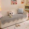 Dopamine Color Sofa Cushion  New Summer Chenille Cover Towel One-Piece Non-Slip Four-Season Seat Cushion