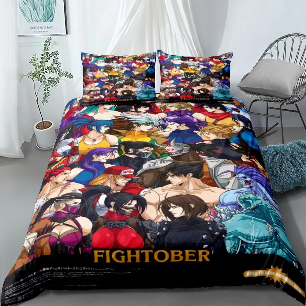 Fightober Bedding Set Without Sheet King Queen Double Full Twin Single Size Bed Linen Set