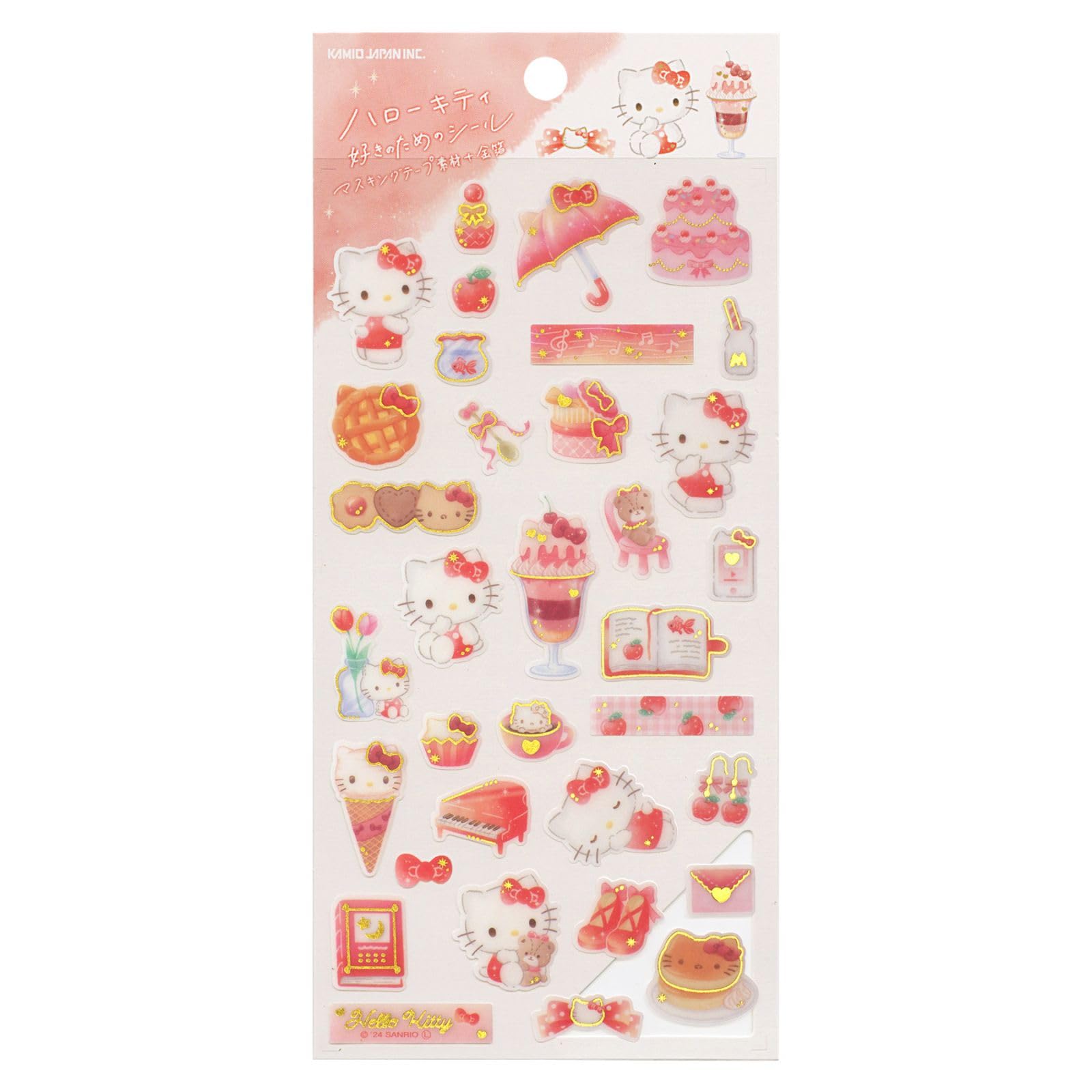Kamio Japan Sanrio Наклейки Hello Kitty для фанатов Sanrio 220745