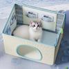 Cooling Cat House for Summer Dog Nest with 6 Ice Packs Cold Dog Shelter Universal Cooling Cat House Foldable Portable Cat House