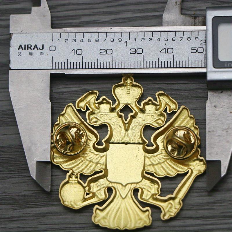 Ruský státní znak Dvouhlavý orel Brož Pin Replika Odznak pro Oblečení Batoh Doplněk