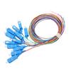 12pcs Fiber Optic Cable 12 Strand Ceramic Ferrule Low Insertion Loss Patch Cord for Instrumentation