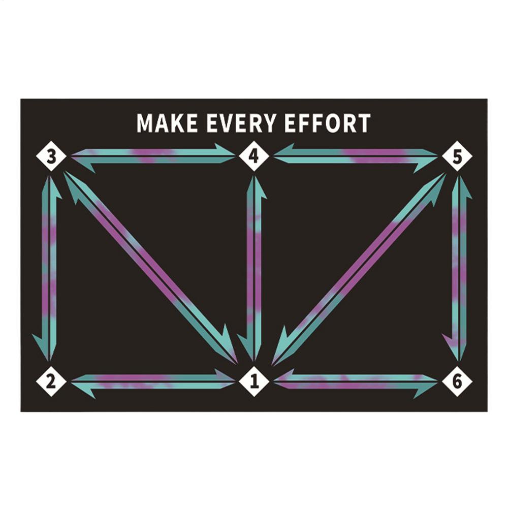 Tapis d'entraînement de football antidérapant Tapis d'entraînement au contrôle du ballon de football Tapis d'entraînement aux jeux de pieds de football Couverture d'entraînement système de pas