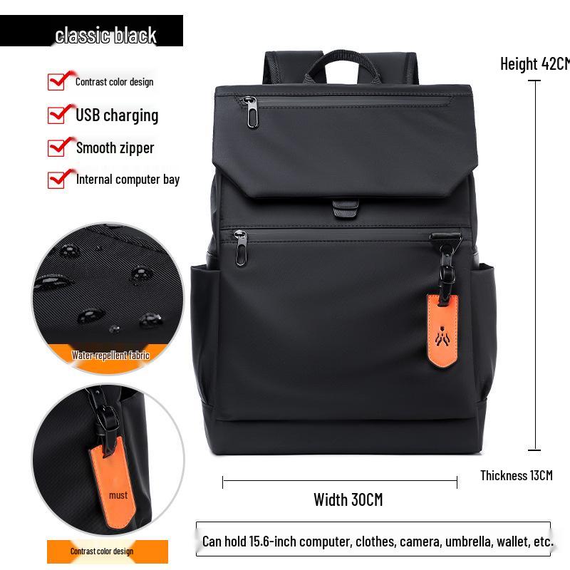 

Мужской рюкзак для путешествий высокого класса: Вместительная сумка для ноутбука для учащихся средней и старшей школы