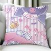 Kawaii KKuromiS cushion cover Birthday Anniversary Gifts Double Sided Printed Zipper Cushion Cover Soft Skin Bedding