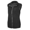 Women's Fashion Solid Color Casual Coat Plush Vest With Zipper