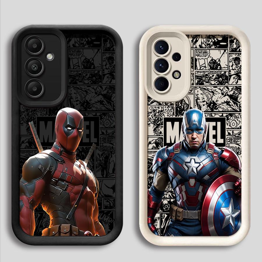 Marvel Deadpool Soft Cover Phone Case for Samsung Galaxy A24 A13 A26 A22 A23 A12 A16 A32 A56 A14 A36 A33 A34