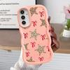 Case for Samsung Galaxy A21s A52 A11 A15 A13 A16 A14 A12 Soft Phone Cover A22 A53 A23 A04 A06 A05 A33 A03 Leopard Love Star