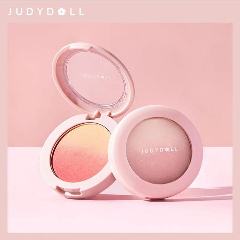 Judydoll - Blumen-Farbverlauf-Rouge - 2 Farben