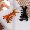 Body Meridian Massage Comb Resin Five Wide Tooth Comb Acupuncture Therapy Blood Circulation Anti-Static Smooth Hair Comb