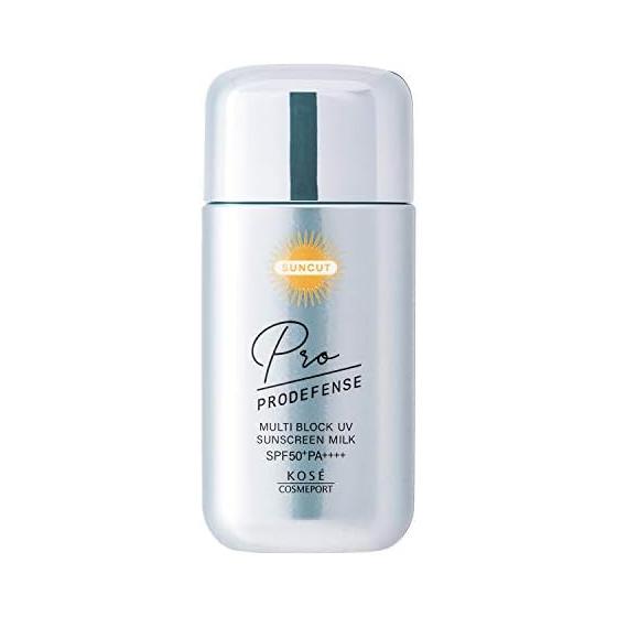 Suncut KOSE Suncut Pro Defense Мультизащитное молочко от солнца UV с функцией антиперспиранта для подавления пота и запаха 60 мл Легкий свежий цитрусовый аромат
