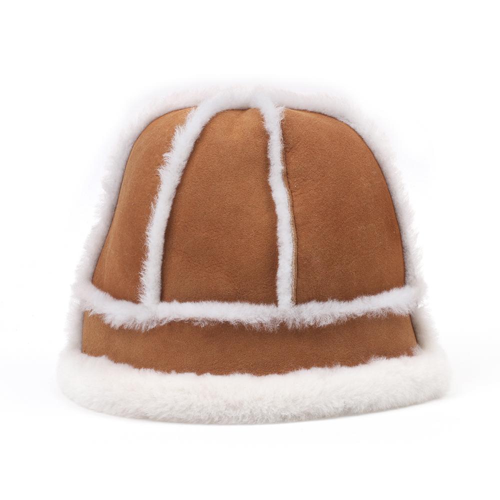 Ojeueogeuweeo Six-Piece Bucket Hat Brown