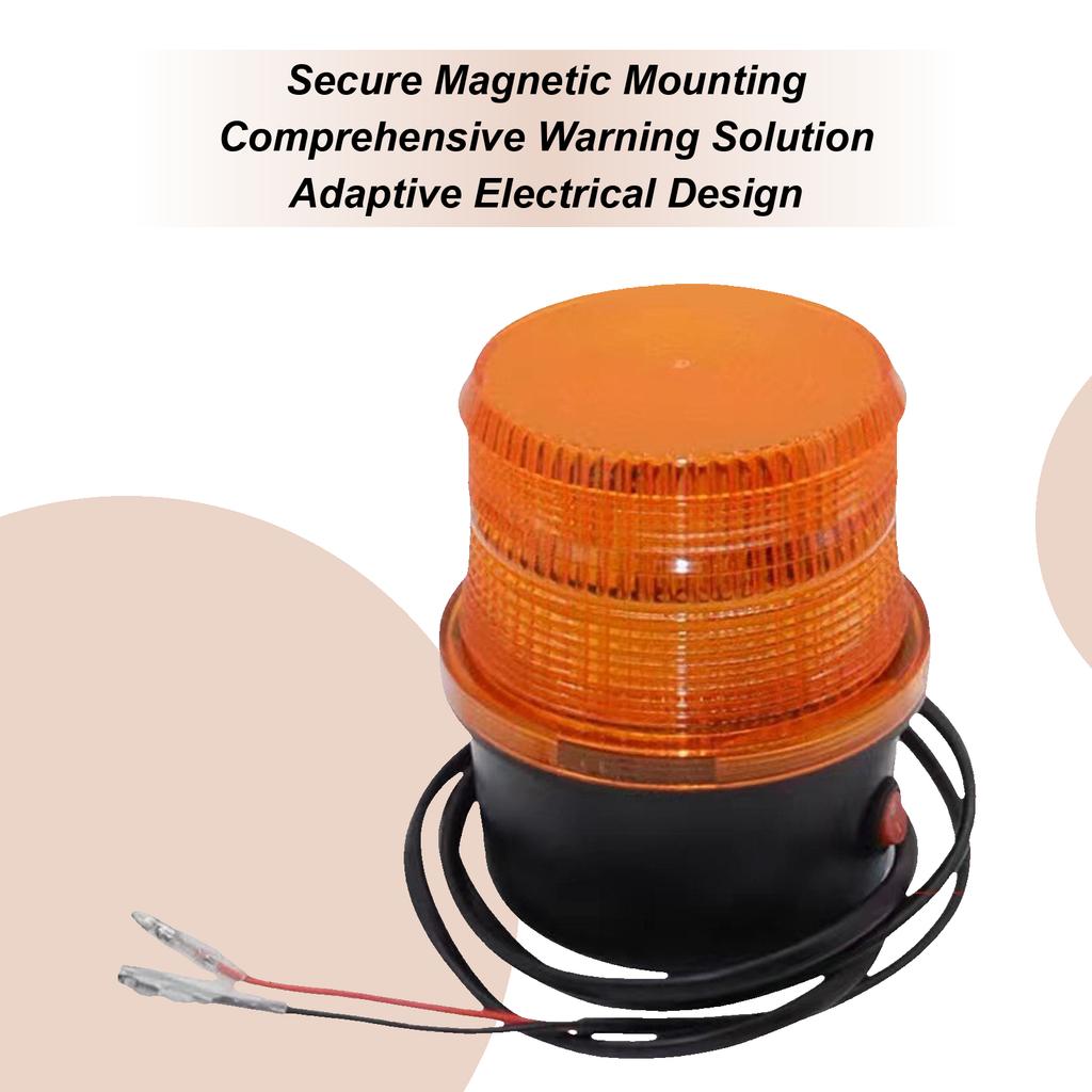 Car Strobe Light DC12-72V LED Safety Alarm Lamp Strobe Warning Light For Outdoor Truck Trailor Motorcycle Airport School Bus