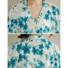 DIMANAF 2025 Women Plus Size Spring Summer Floral Dress Casual Vintage Dress Basic Loose Linen Long Dress Maxi