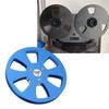 Studer Empty Tape Open Reel Audio Aluminum Alloy Empty Reel with Hub for TEAC 1/4" 5-inch Reel, 6-Hole Take-Up Reel, Take-Up Two-Reel (Blue)