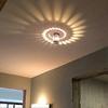 LEDowa Lampa Ścienna Wewnętrzna Nowoczesny Efekt 3W Ciepła Biel Aluminium Dekoracyjna Lampa Ścienna Pokój Dziecięcy Korytarz Hotel Restauracja Kuchnia Jadalnia