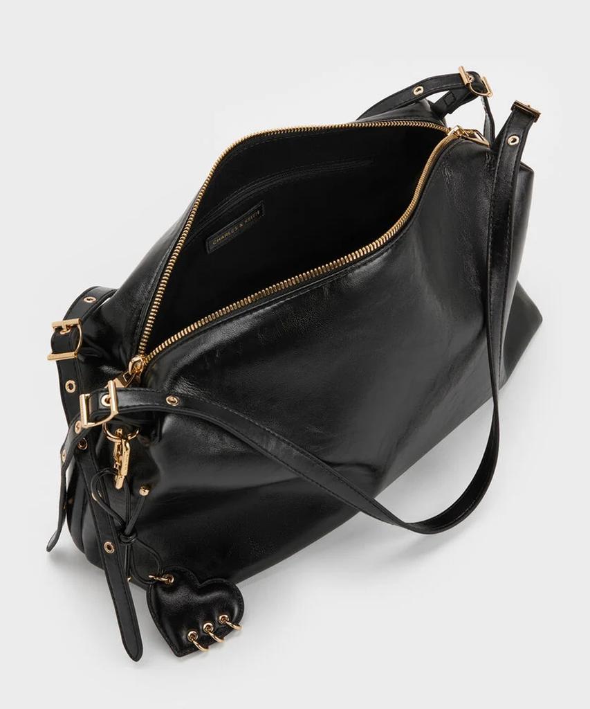 Charles & Keith Ray Slouch Shoulder Bag Ck2-20782876