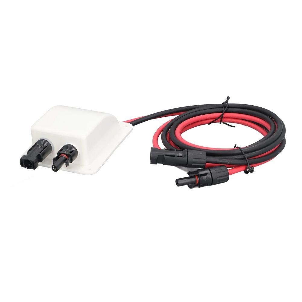 Waterproof Solar Cable Connector Entry Solar Junction Box For Roof Panels On RV Electrical Equipment Tool Accessory