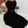 Europe and the United States Hot-selling Loungewear Trousers Suspender Vest Pajamas Women Can Wear Two-piece Set Loungewear