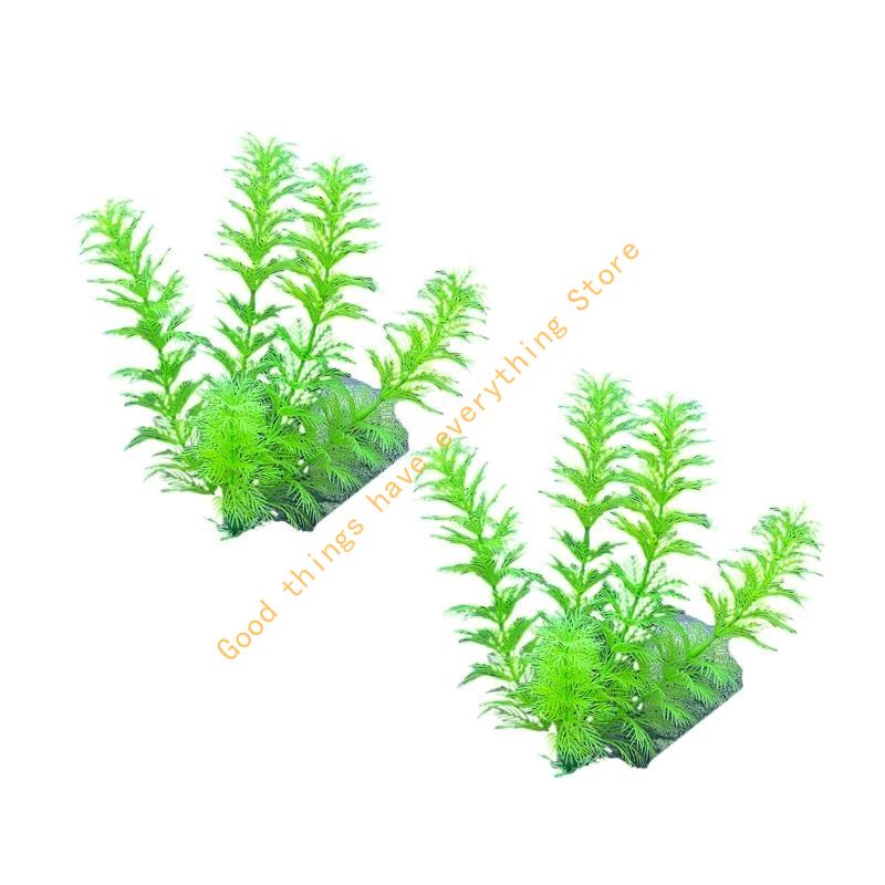 Aquarium Miniature Decorations Grass Craft Terrarium Habitat Ornaments Art 55KF