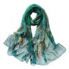 - Fashion Georgette Sunscreen Silk Scarf Beach Scarf Long Women'S Decorative Thin Silk Scarf Scarf