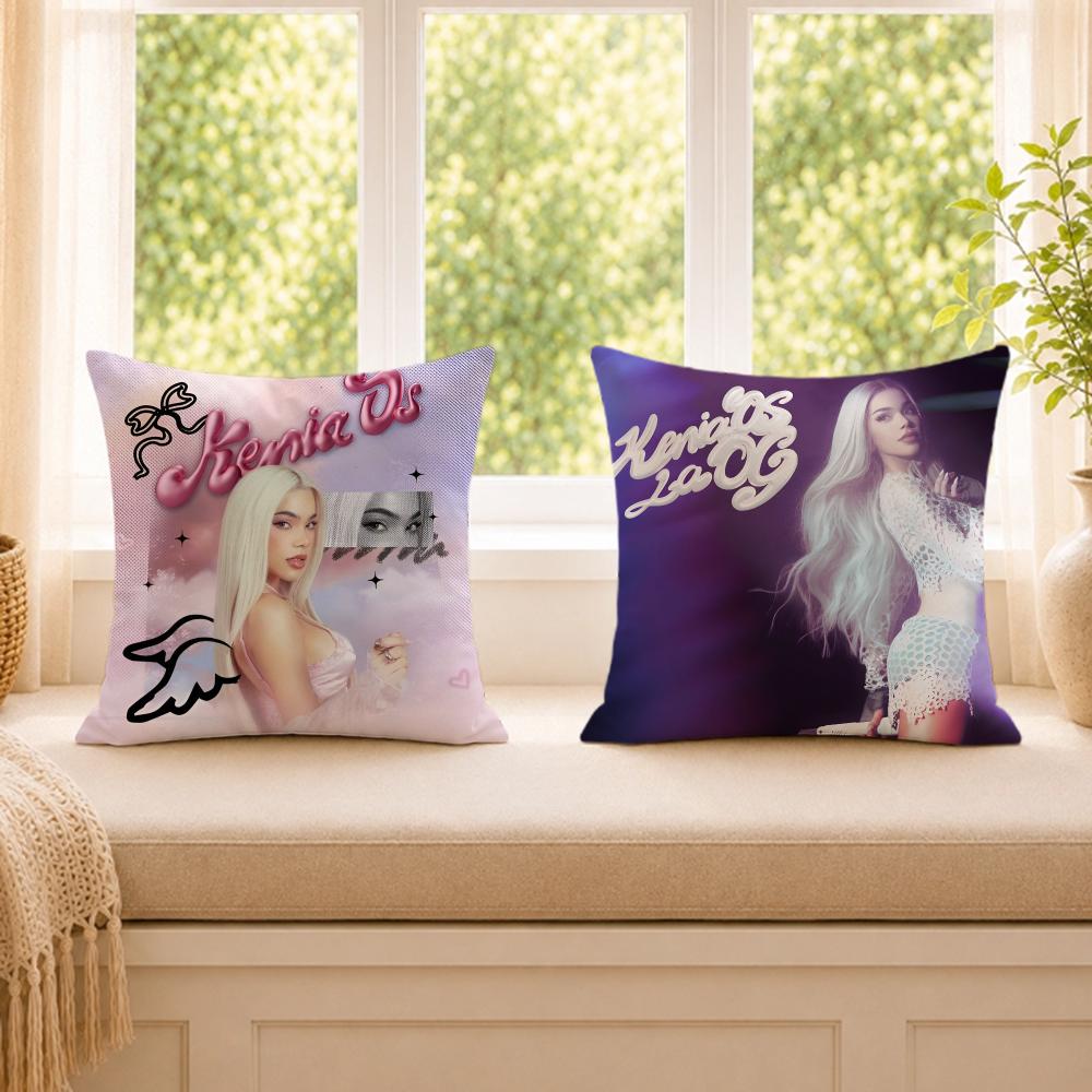 Cushion Cover Wrinkleresistant Short Plush Pillow Case Breathable Machinewashable Singer Kkenia Os Pink Aura
