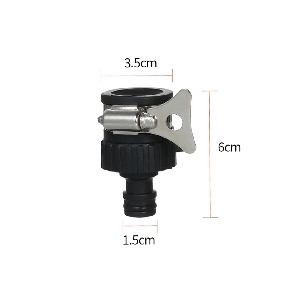 Wasserhahnadapter,   Wasserhahn-Schlauchverbinder Wasserhahn-Schlauchadapter mit   Stahlklemme