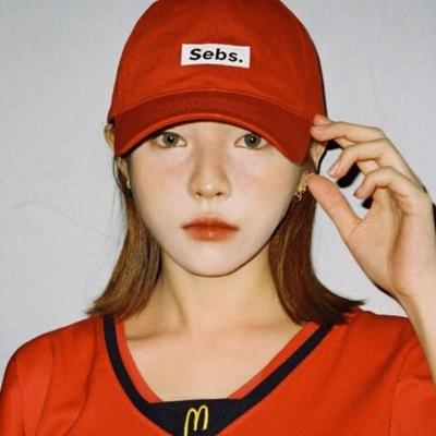 Sebs. COTTON_RED BALL CAP
