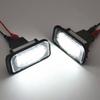 For 2004-2008 Chrysler Crossfire Xenon White LED License Plate Light Lamp 1 Pair