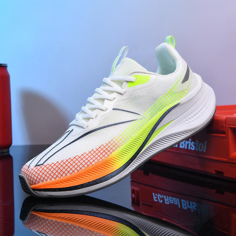 

Новое поколение кроссовок для бега на открытом воздухе, кроссовки для бега с электрической карбоновой пластиной, спортивная обувь для соревнований для студентов, мужская и женская 44