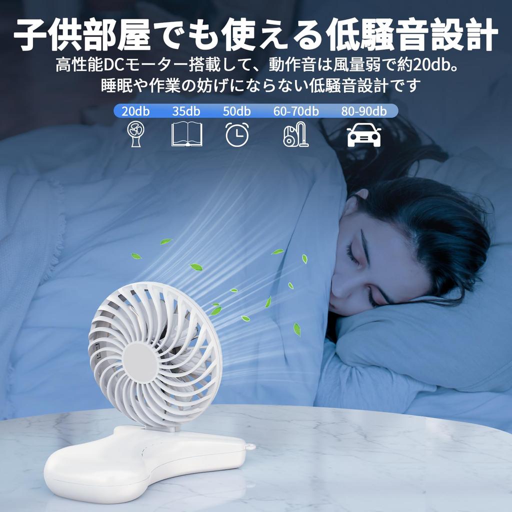 Portable Handheld Rechargeable USB 3 Speed Neck Mini Heatstroke with Strap Fan, Small, Fan, Quiet, Settings, Handheld, Tabletop, Fan, Fan, Prevention,