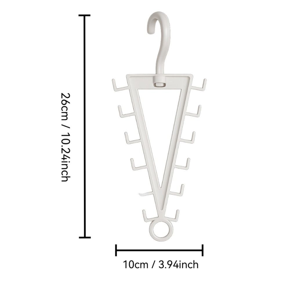 Wall Mounted V Shaped Hanger Rotatable Hat Rack New Multi Hook Organizer  for Wardrobe
