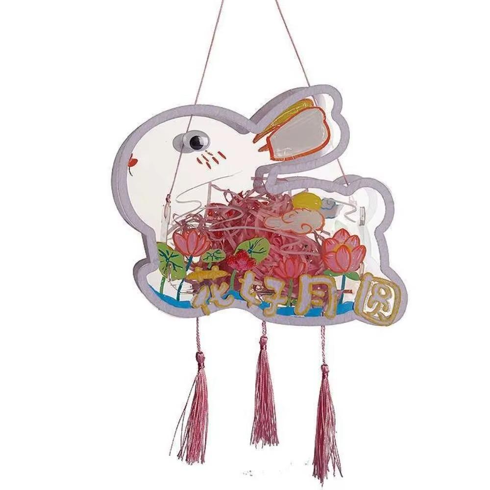 

Нематериальное культурное наследие Ручной фонарь-кролик Набор материалов для изготовления фонаря своими руками Домашний декор Style 1