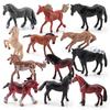 Detailed Miniature Horse Figurines Set Including 12 Beloved World Renowned Breeds