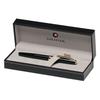 Sheaffer Sagaris Gloss Black/Gold Trim Pen (Med Fountain)