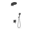 Brushed Rose Gold Bathroom Shower Faucet Wall Mounted Bathroom Shower Mixer Tap Brass Brass Bath Shower Faucet Hand shower Head
